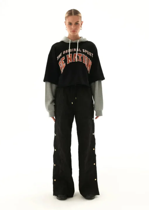 Women PE Nation - WONDERGOAL HOODIE (BLACK)