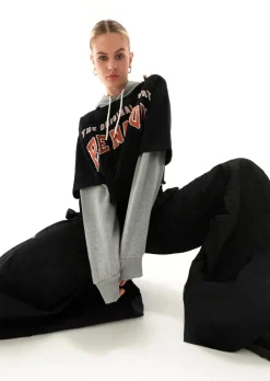 Women PE Nation - WONDERGOAL HOODIE (BLACK)
