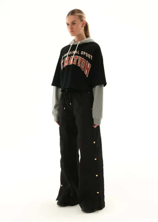 Women PE Nation - WONDERGOAL HOODIE (BLACK)