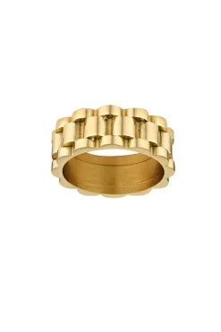 Women Porter Jewellery - BABY LINKS RING (GOLD)