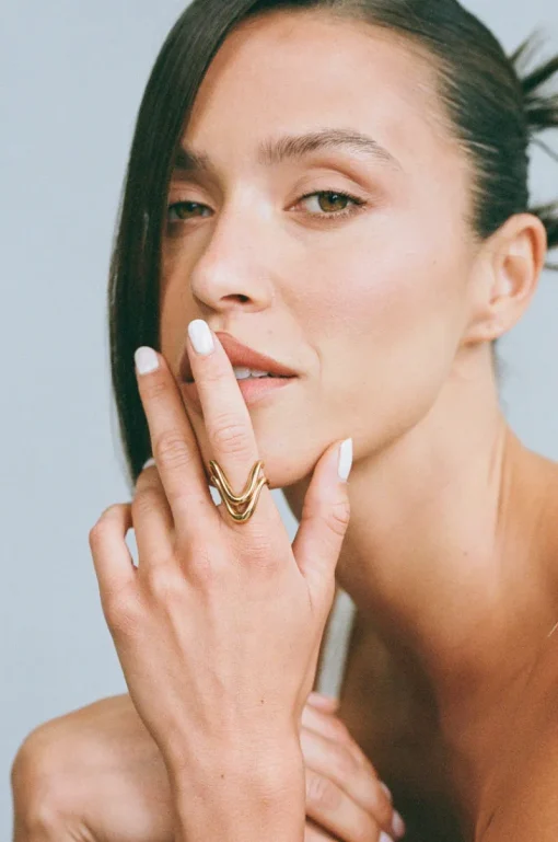 Women Porter Jewellery - BONES RING (GOLD)
