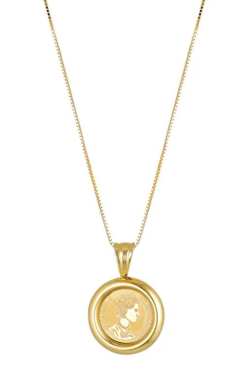 Women Porter Jewellery - COIN NECKLACE (GOLD)