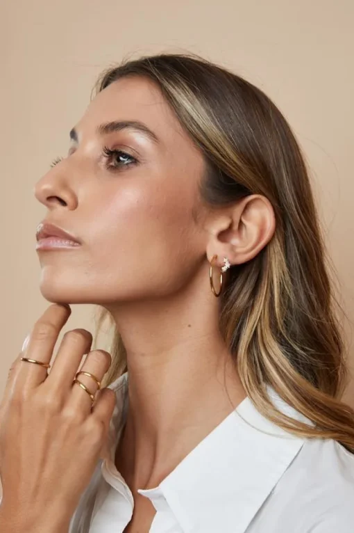 Women Porter Jewellery - Galaxy Huggies 8mm