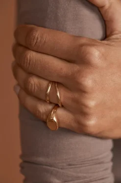 Women Porter Jewellery - Oval Pinky Signet