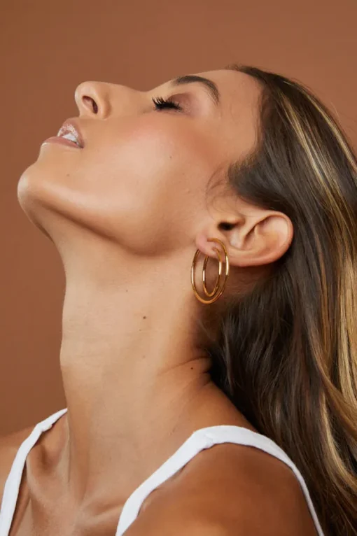 Women Porter Jewellery - 90'S HOOPS 30MM