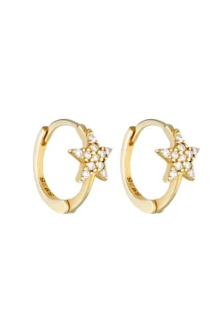Women Porter Jewellery - Star Huggies 8mm