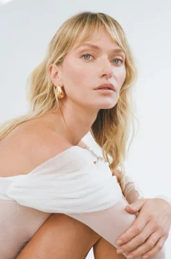 Women Porter Jewellery Blob Earrings - Gold