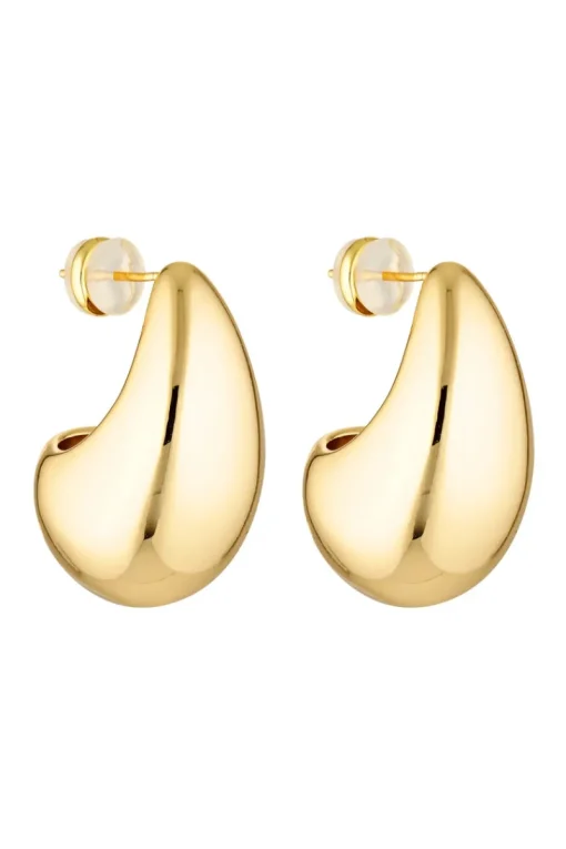 Women Porter Jewellery Blob Earrings - Gold