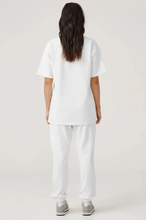 Women RAEF The Label - Knox Oversized Tee (White Marle)