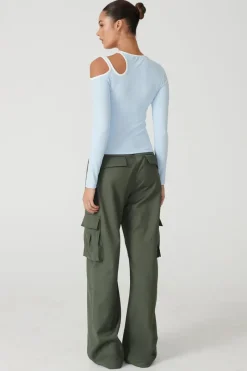 RAEF The Label - ALMA TOP (CITRUS BLUE)