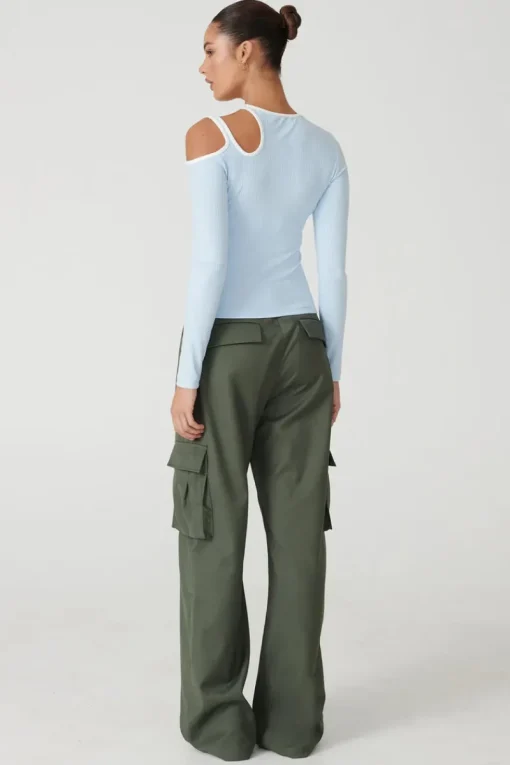 RAEF The Label - ALMA TOP (CITRUS BLUE)