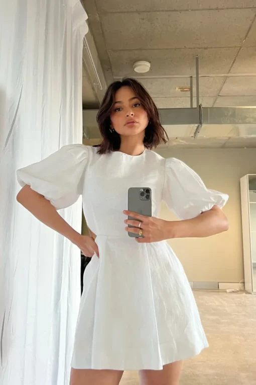 RAEF The Label - Aura Mini Dress Ivory