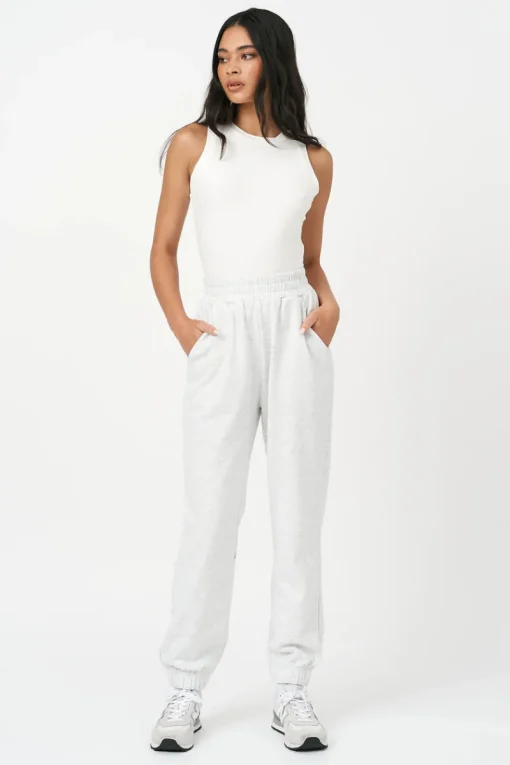 Women RAEF The Label - Brooks Track Pant (White Marle)