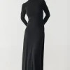 Third Form RAEF THE LABEL - CLEO PANELLED MAXI DRESS (BLACK)