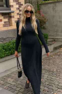 Third Form RAEF THE LABEL - CLEO PANELLED MAXI DRESS (BLACK)