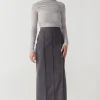 RAEF The Label - EMERY LONG SLEEVE MESH TOP (GREY)