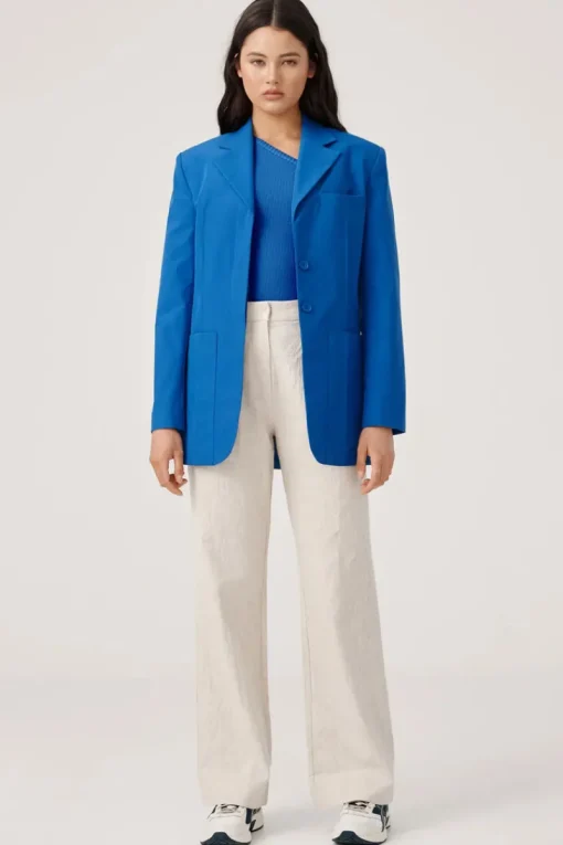 RAEF The Label - HENLEY BLAZER (BLUE)