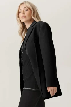 Women RAEF The Label - HENLEY BLAZER BLACK