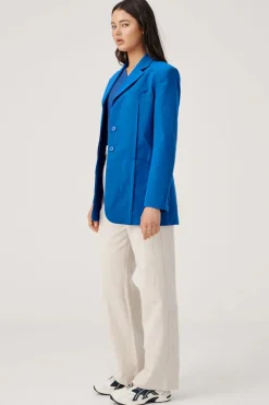 RAEF The Label - HENLEY BLAZER (BLUE)