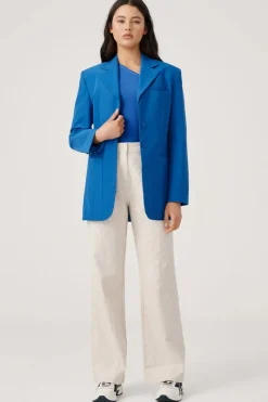 RAEF The Label - HENLEY BLAZER (BLUE)