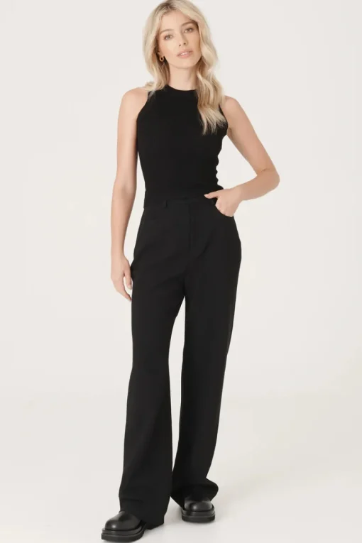 Women RAEF The Label - HENLEY TROUSER (BLACK)
