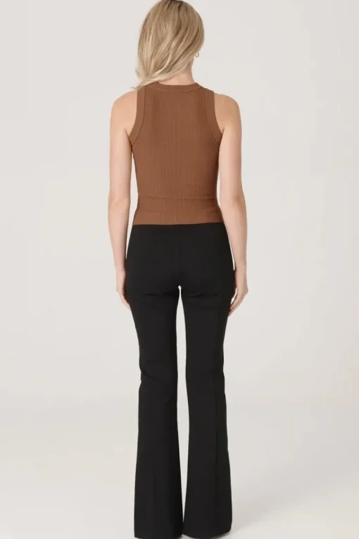 RAEF The Label - Joplin Split Front Pant (Black)