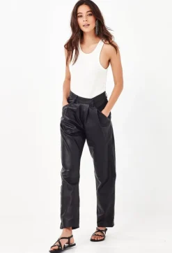 Remain - ARIZONA LEATHER PANT (BLACK)