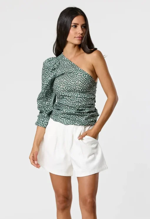 Remain - CASSIE TOP (CLOVELLY PRINT)