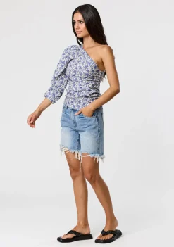 Remain - Cassie Top (Seaside Floral) FINAL SALE