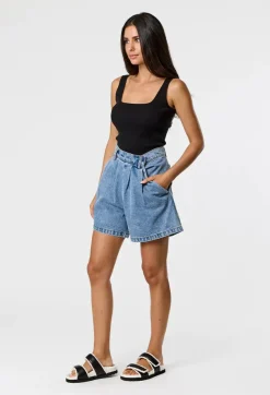 Remain - PAYTON SHORT (BLUE) FINAL SALE