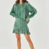 Women Remain - Sienna Shirt (Hunter Green Paisley)