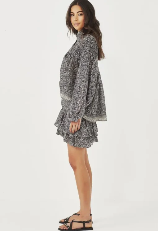 Remain - Sylvie Shirt (Navy Paisley) FINAL SALE