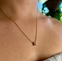 Women Riche Paris Femme RICHÉ PARIS FEMME - GOLD ALPHABET INITIAL NECKLACE