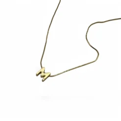 Women Riche Paris Femme RICHÉ PARIS FEMME - GOLD ALPHABET INITIAL NECKLACE