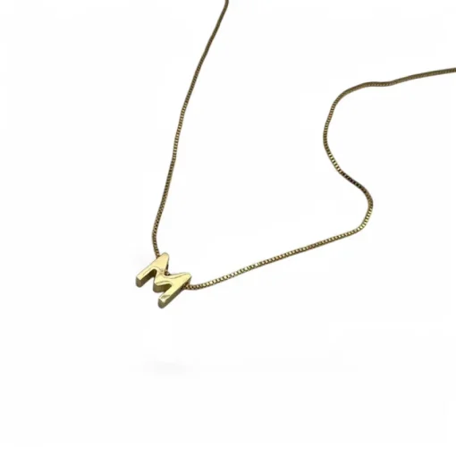 Women Riche Paris Femme RICHÉ PARIS FEMME - GOLD ALPHABET INITIAL NECKLACE