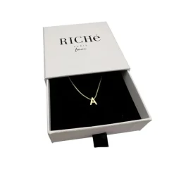 Women Riche Paris Femme RICHÉ PARIS FEMME - GOLD ALPHABET INITIAL NECKLACE