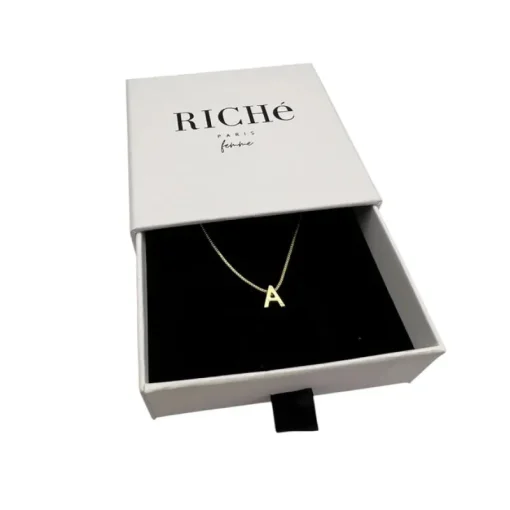 Women Riche Paris Femme RICHÉ PARIS FEMME - GOLD ALPHABET INITIAL NECKLACE