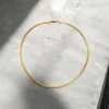 Women Riche Paris Femme RICHÉ PARIS FEMME - HERRINGBONE GOLD NECKLACE 4MM