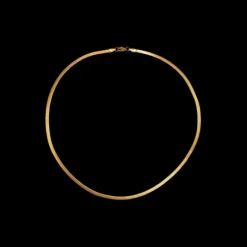 Women Riche Paris Femme RICHÉ PARIS FEMME - HERRINGBONE GOLD NECKLACE 4MM