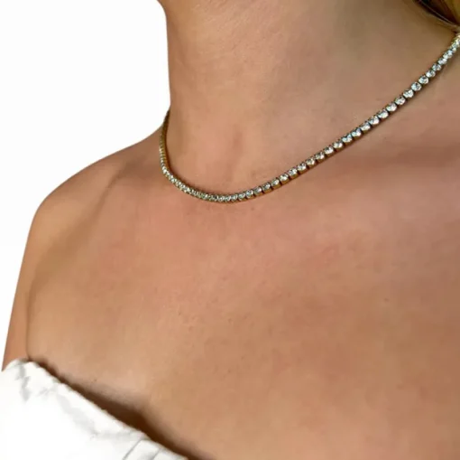 Women Riche Paris Femme RICHÉ PARIS FEMME - STARLIGHT TENNIS NECKLACE