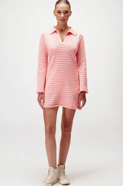 Rue Stiic - Ariel Knit MIni Dress (Orchid Pink)