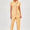 Women Rue Stiic - Bentēji Worksuit (Apricot)