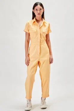 Women Rue Stiic - Bentēji Worksuit (Apricot)