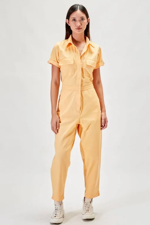 Women Rue Stiic - Bentēji Worksuit (Apricot)