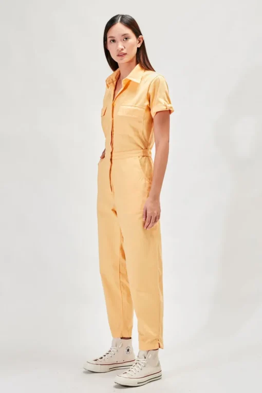 Women Rue Stiic - Bentēji Worksuit (Apricot)