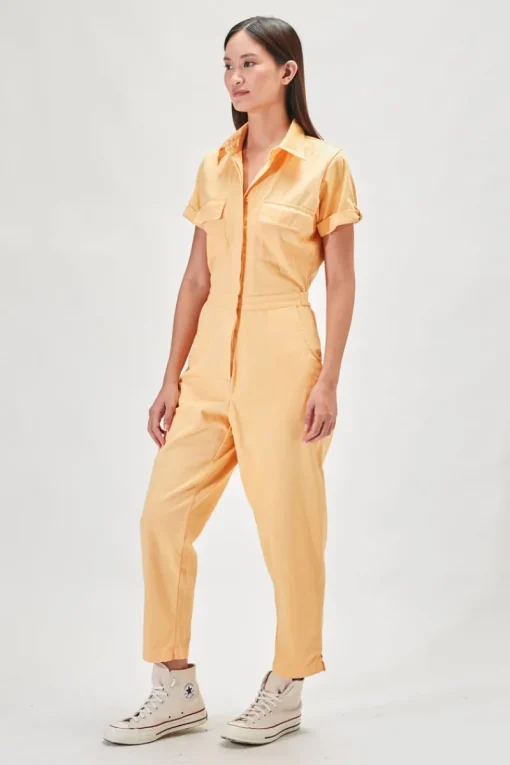 Women Rue Stiic - Bentēji Worksuit (Apricot)
