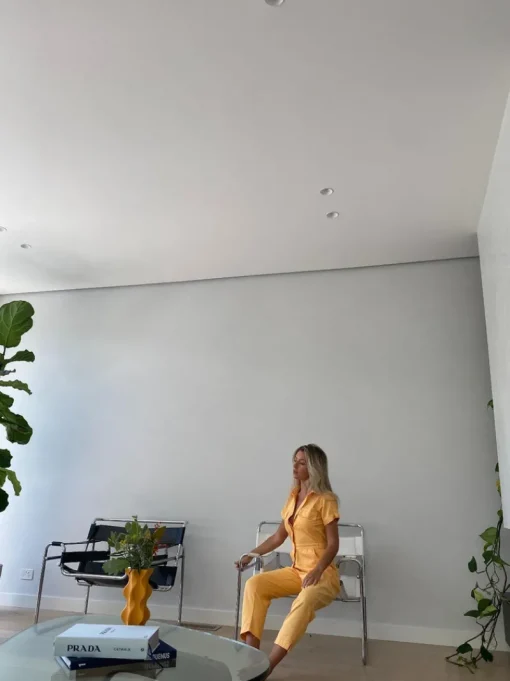 Women Rue Stiic - Bentēji Worksuit (Apricot)