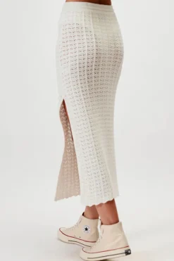 Rue Stiic - Eliza Knit Skirt (White)