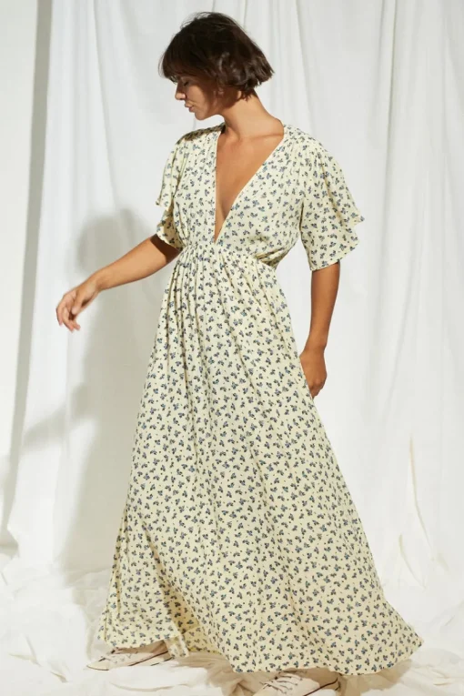 Rue Stiic - Ellis Maxi Dress (Ditsy Allure Flora)