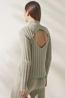 Women Rue Stiic - Henley Knit (Warm Grey)